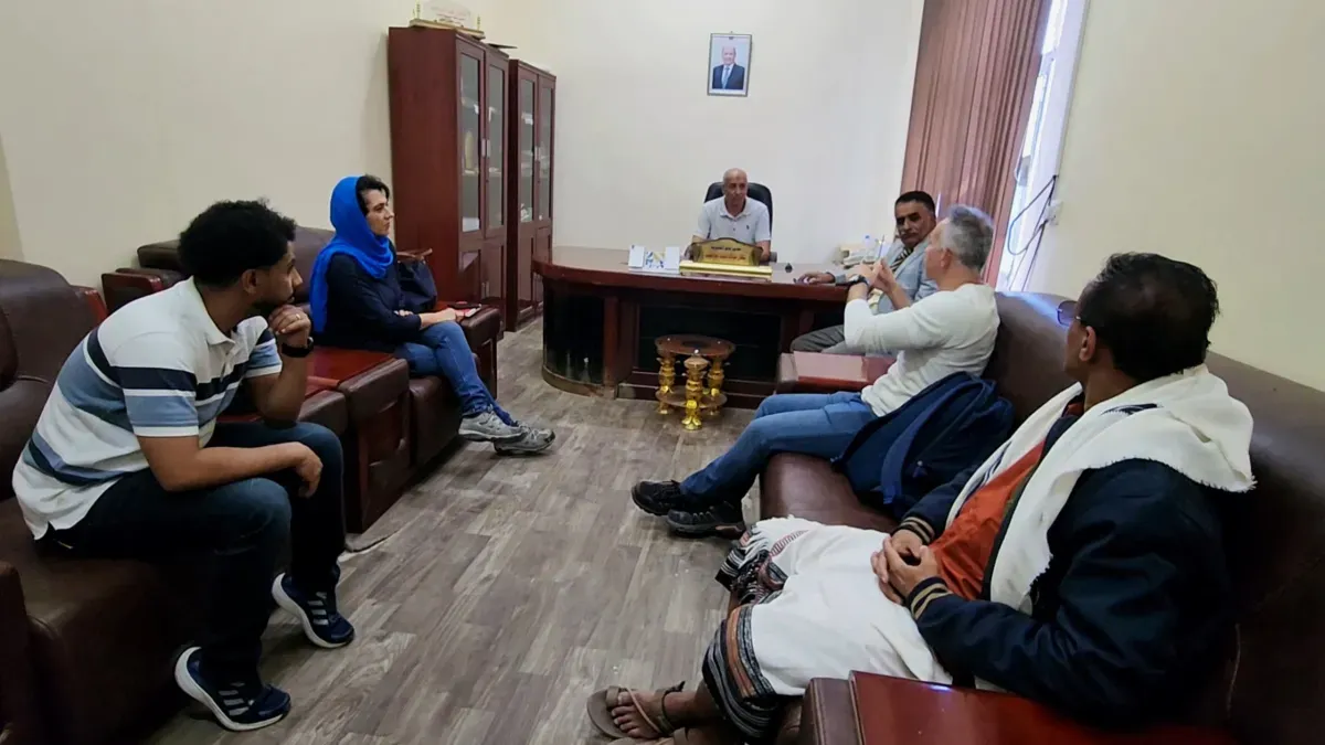 بعثة إعلامية ألمانية تشيد بالتطور التنموي والخدمي في المخا