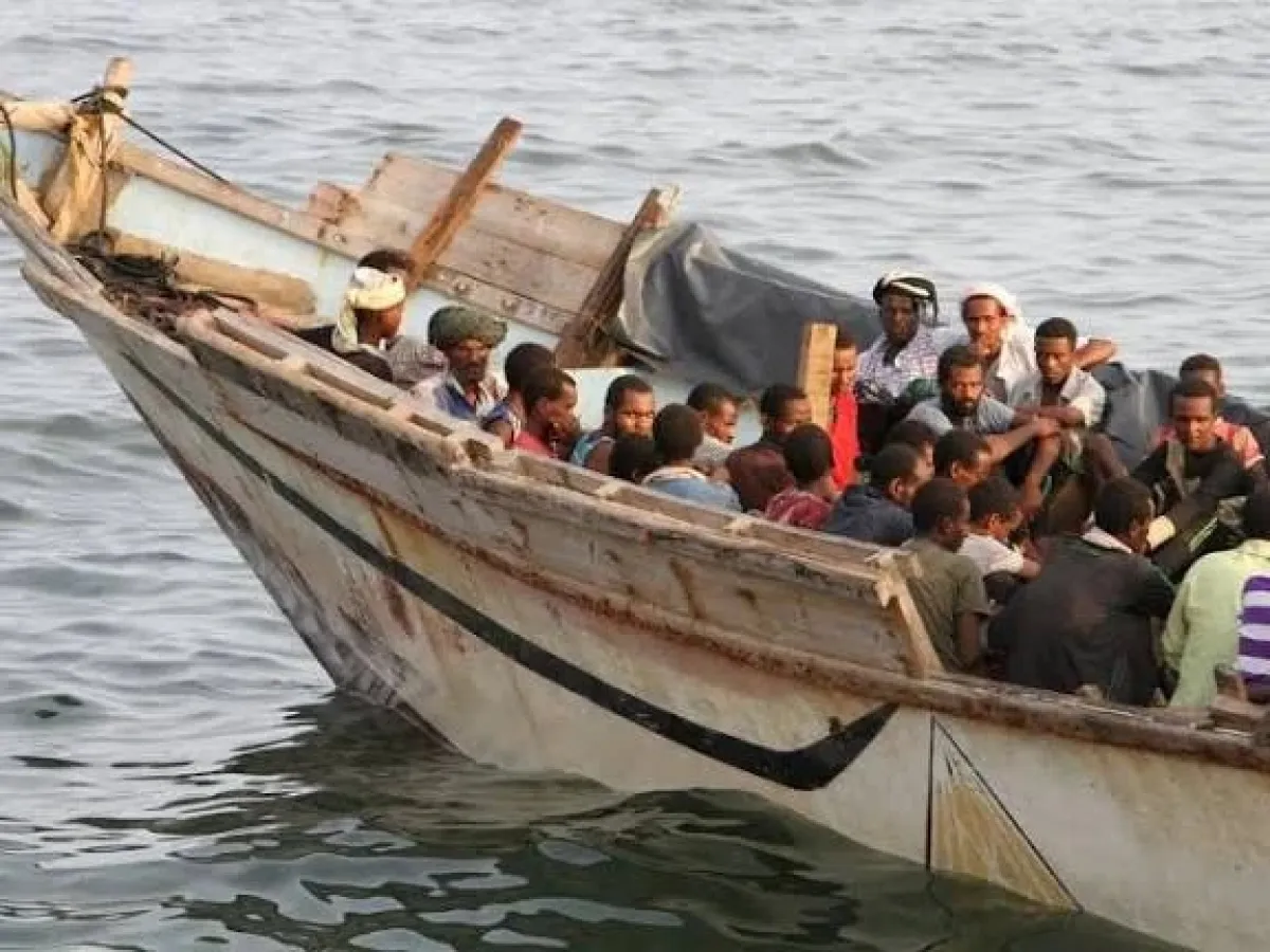 موجة هجرة غير شرعية جديدة تضرب سواحل شبوة بوصول 200 إثيوبي