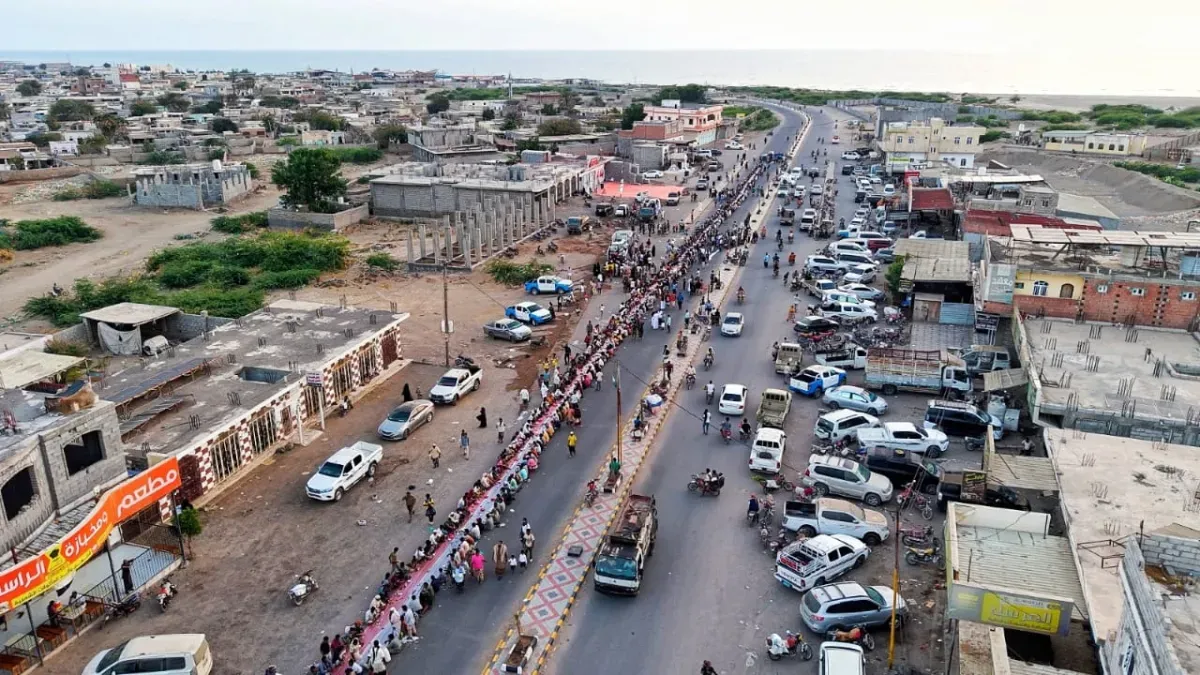 إنسانية المقاومة الوطنية تدعم الإفطار الجماعي الخامس في الخوخة