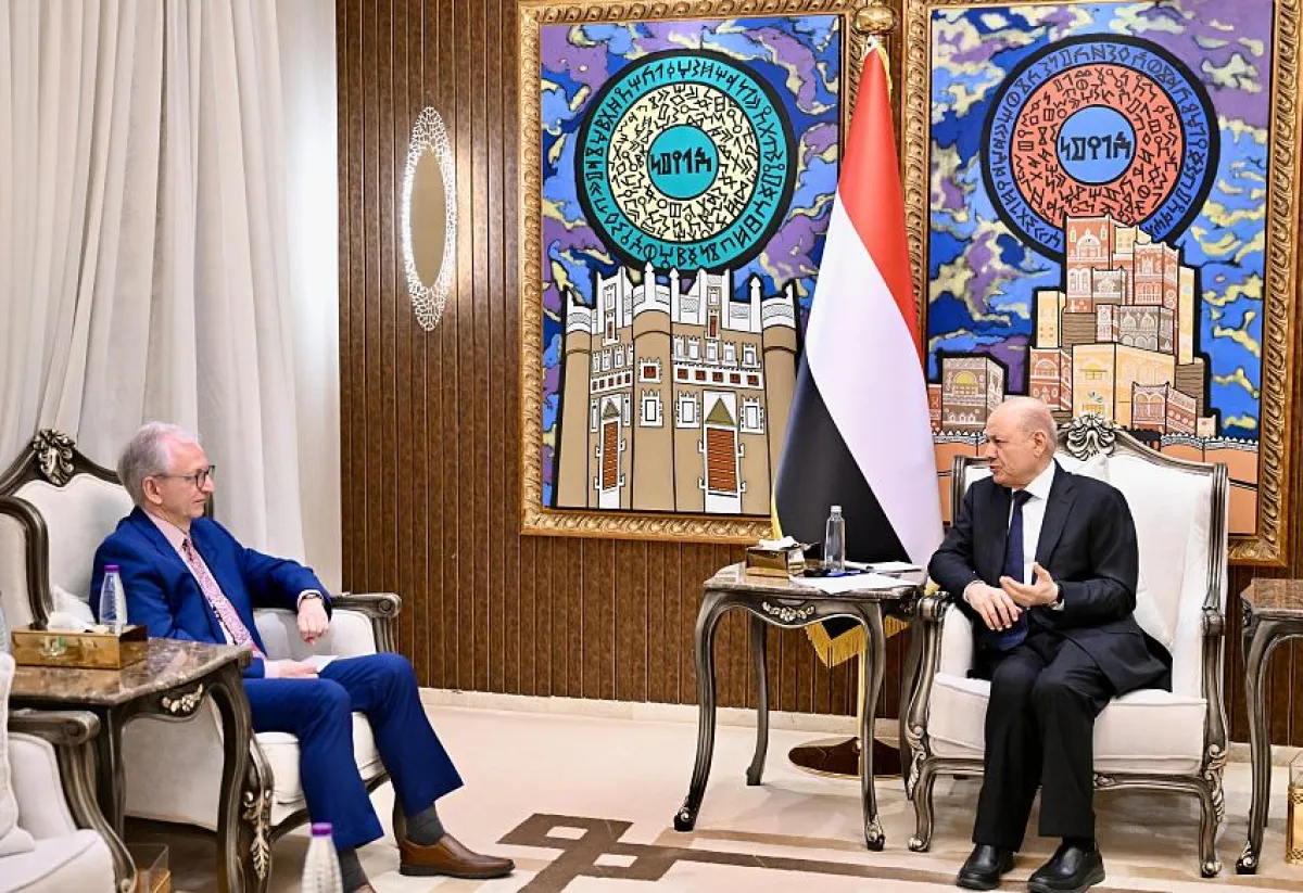 العليمي: إنهاء التهديد الحوثي أولى من احتوائه لضمان أمن الملاحة الدولية