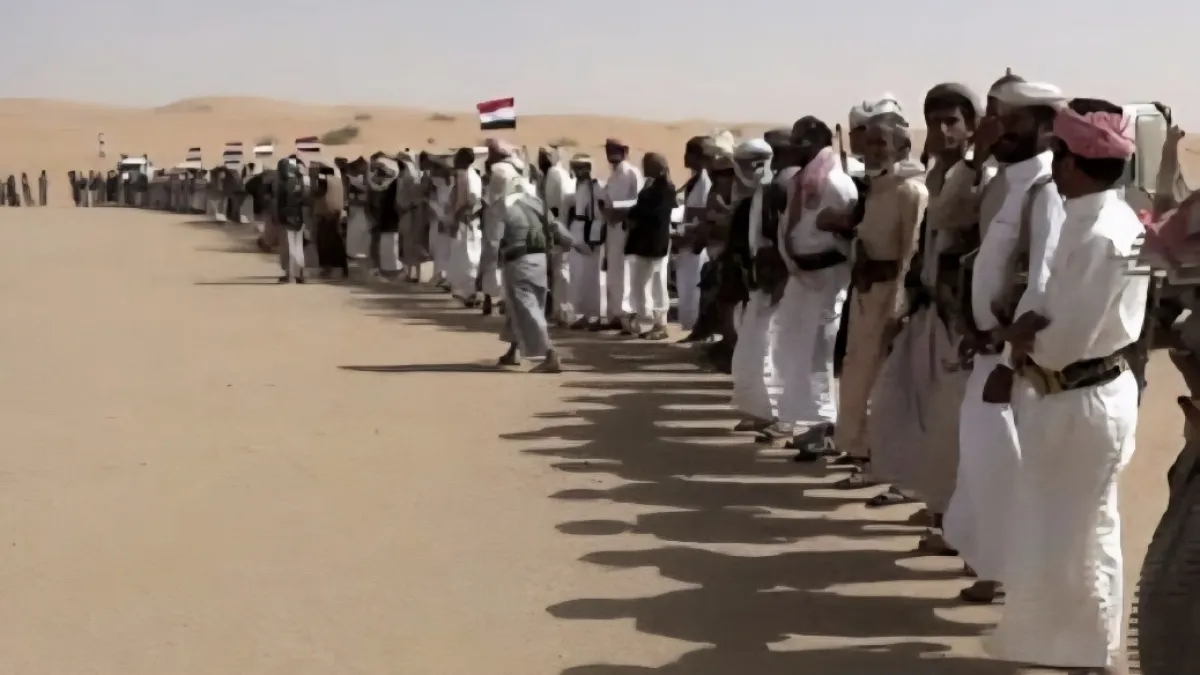 قبائل مأرب والجوف تدين اختطاف الشيخ الحزمي وتعلن النكف القبلي تضامناً مع دهم