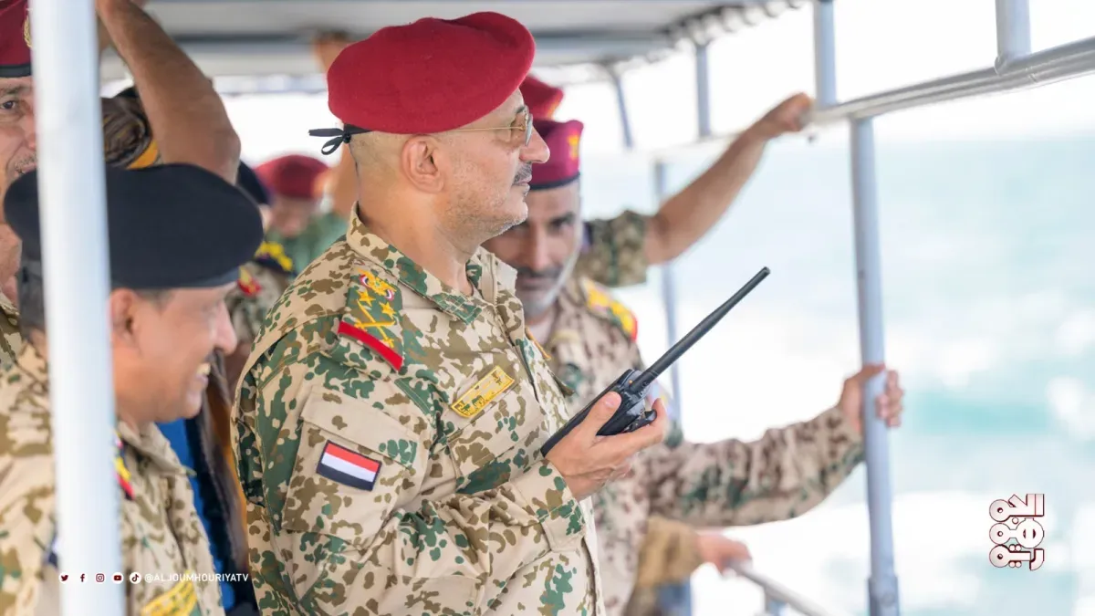 طارق صالح: قواتنا البحرية جاهزة لحماية المياه الإقليمية وتأمين الملاحة الدولية