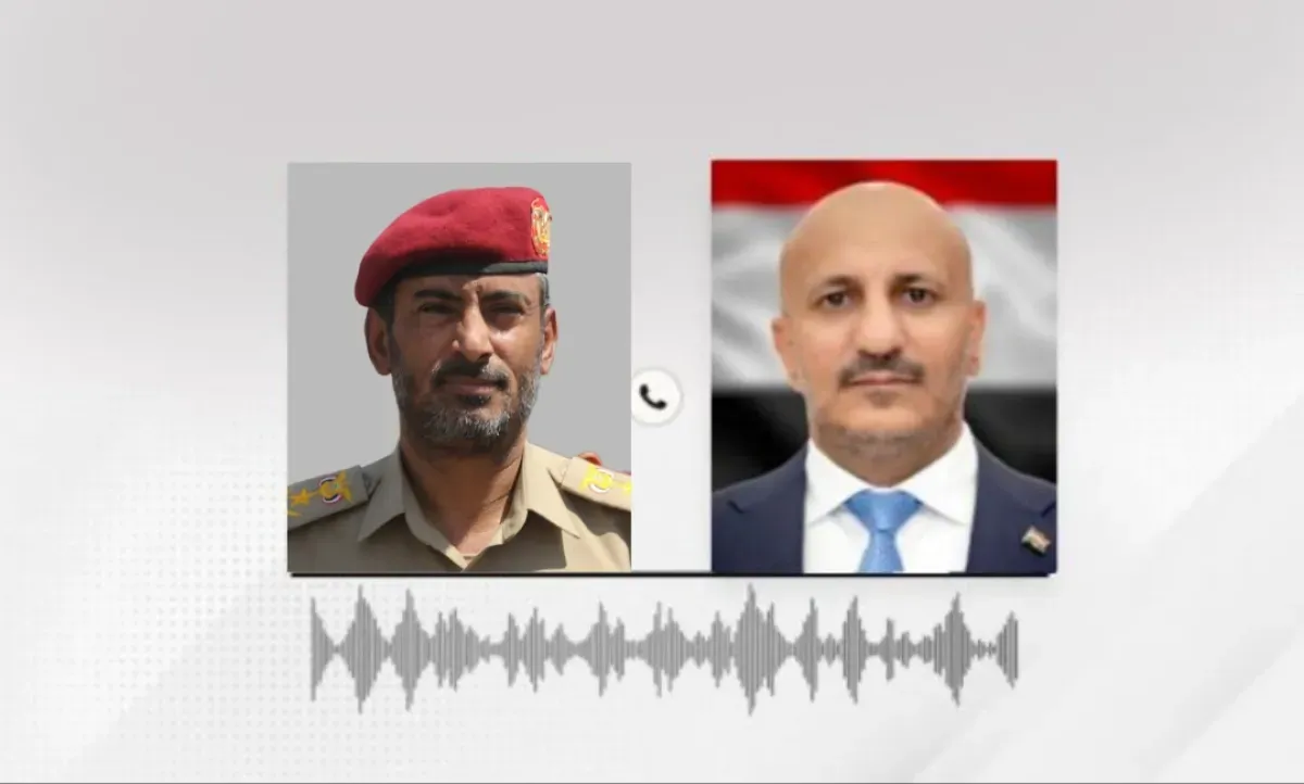 رئيس هيئة الأركان يعزي الفريق طارق صالح في استشهاد قائد الفرقة الأولى بالمقاومة الوطنية