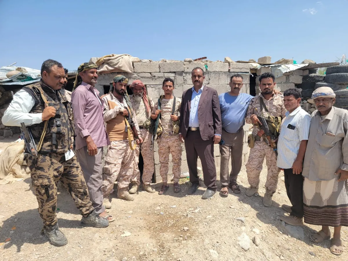 الضالع.. مسؤولون محليون يتفقدون جبهات قعطبة والأزارق