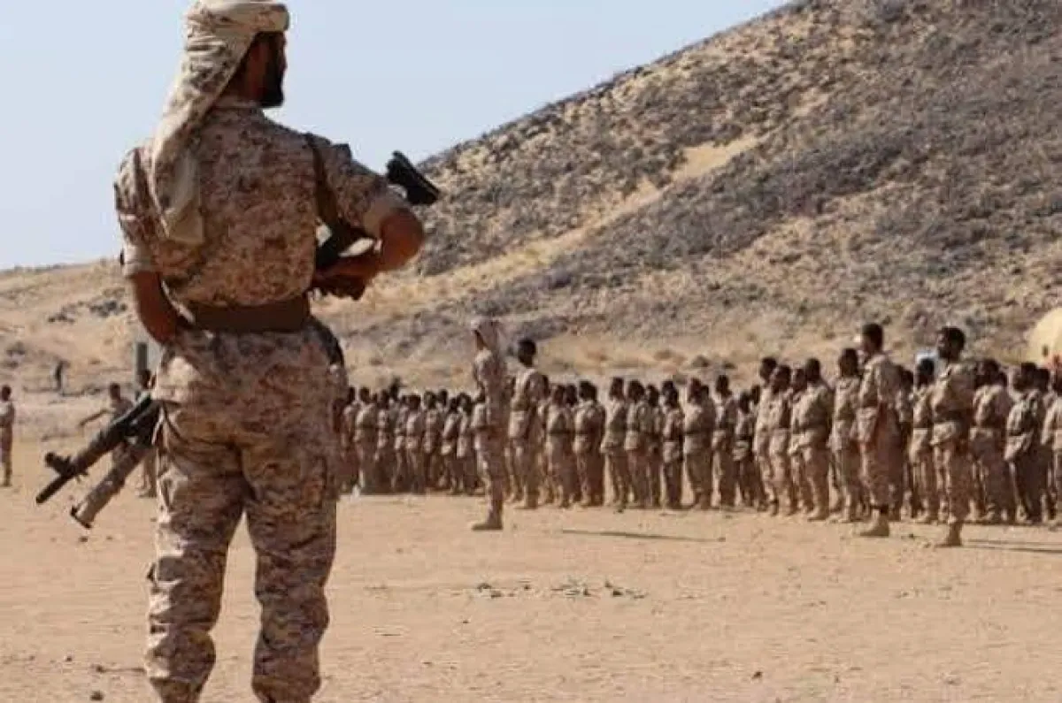 درع الوطن ترد على قصف حوثي وتدك مصادر النيران في جبهة الحلحل بأبين
