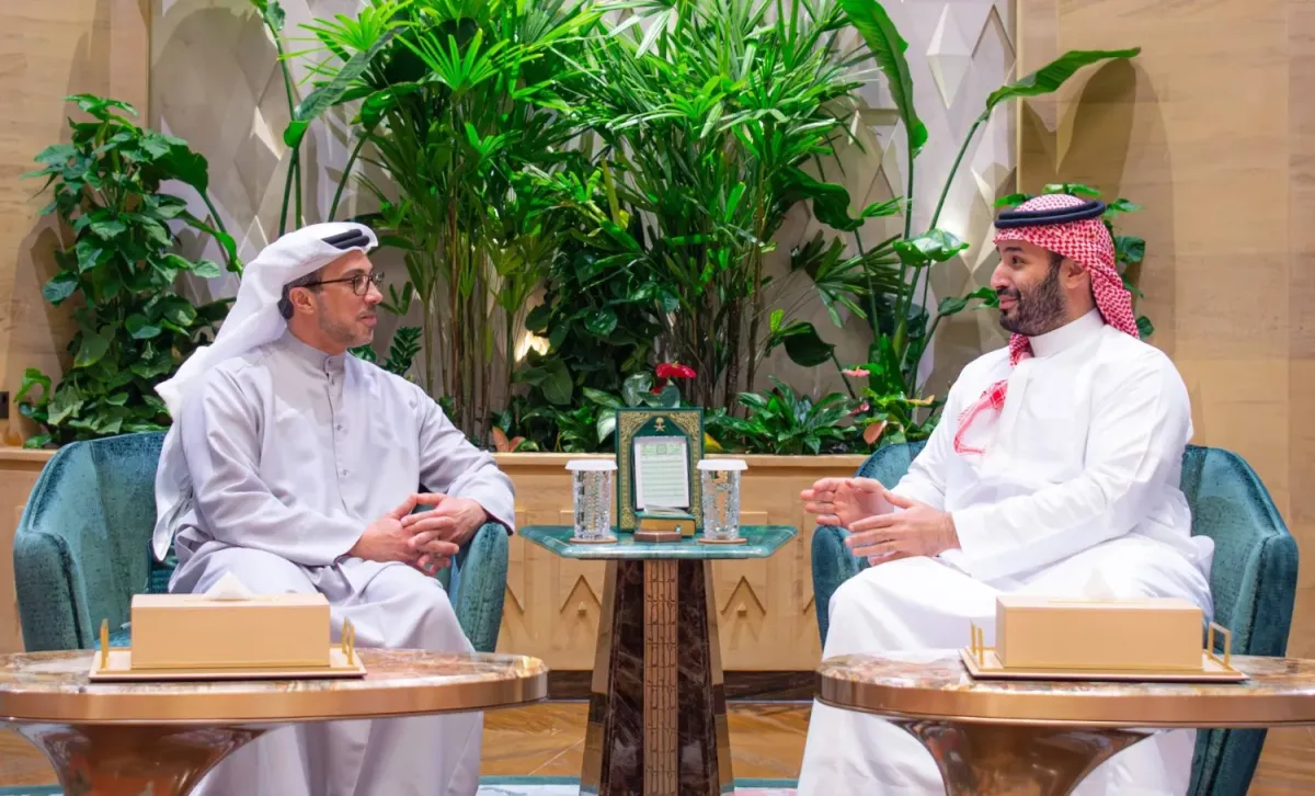 محمد بن سلمان ومنصور بن زايد يبحثان تطورات المنطقة وتعزيز العلاقات السعودية الإماراتية