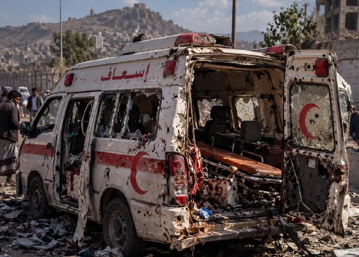 د. النظاري مدير صحة تعز يفصل الاعتداءات الحوثية على القطاع الصحي